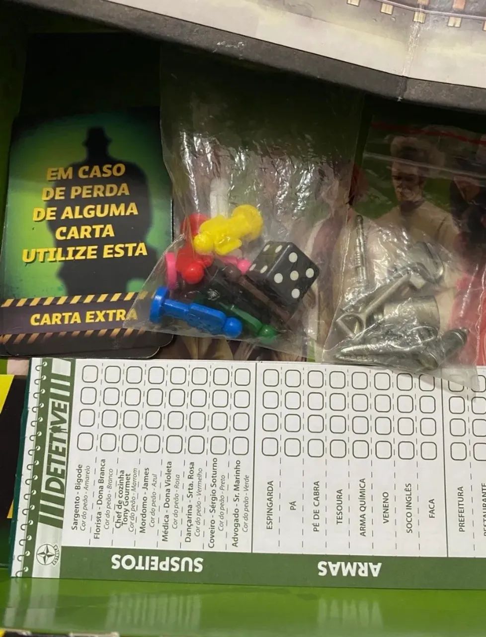 Jogo de tabuleiro Detetive - Foto 3