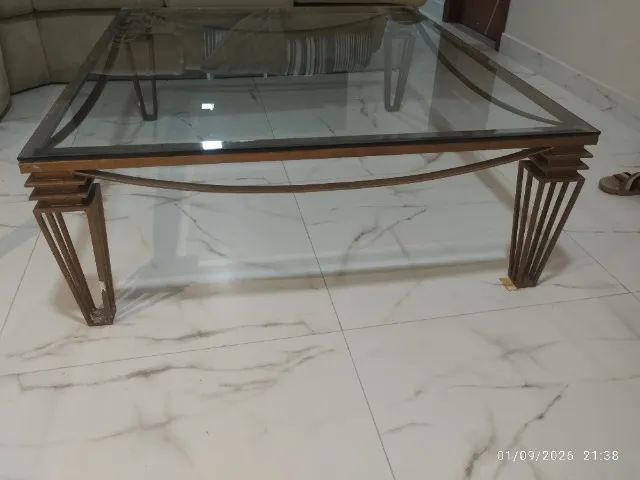 Mesa de centro de vidro  - Foto 2