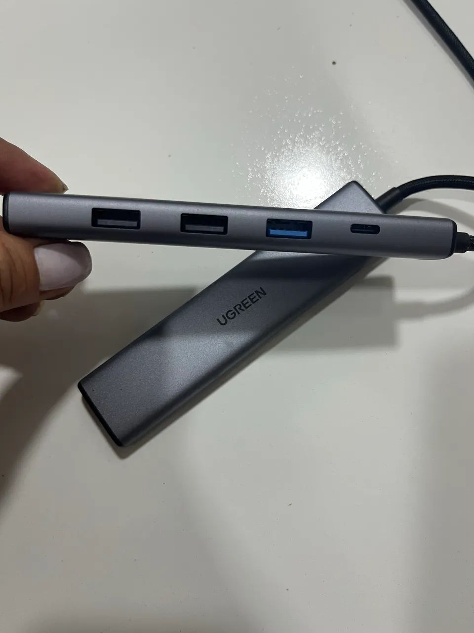 Hub USB-C UGREEN Original com HDMI + 3 USB + USB- - Foto 4