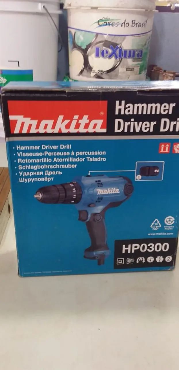 Parafusadeira elétrica Makita original nova sem uso cuida! - Foto 3