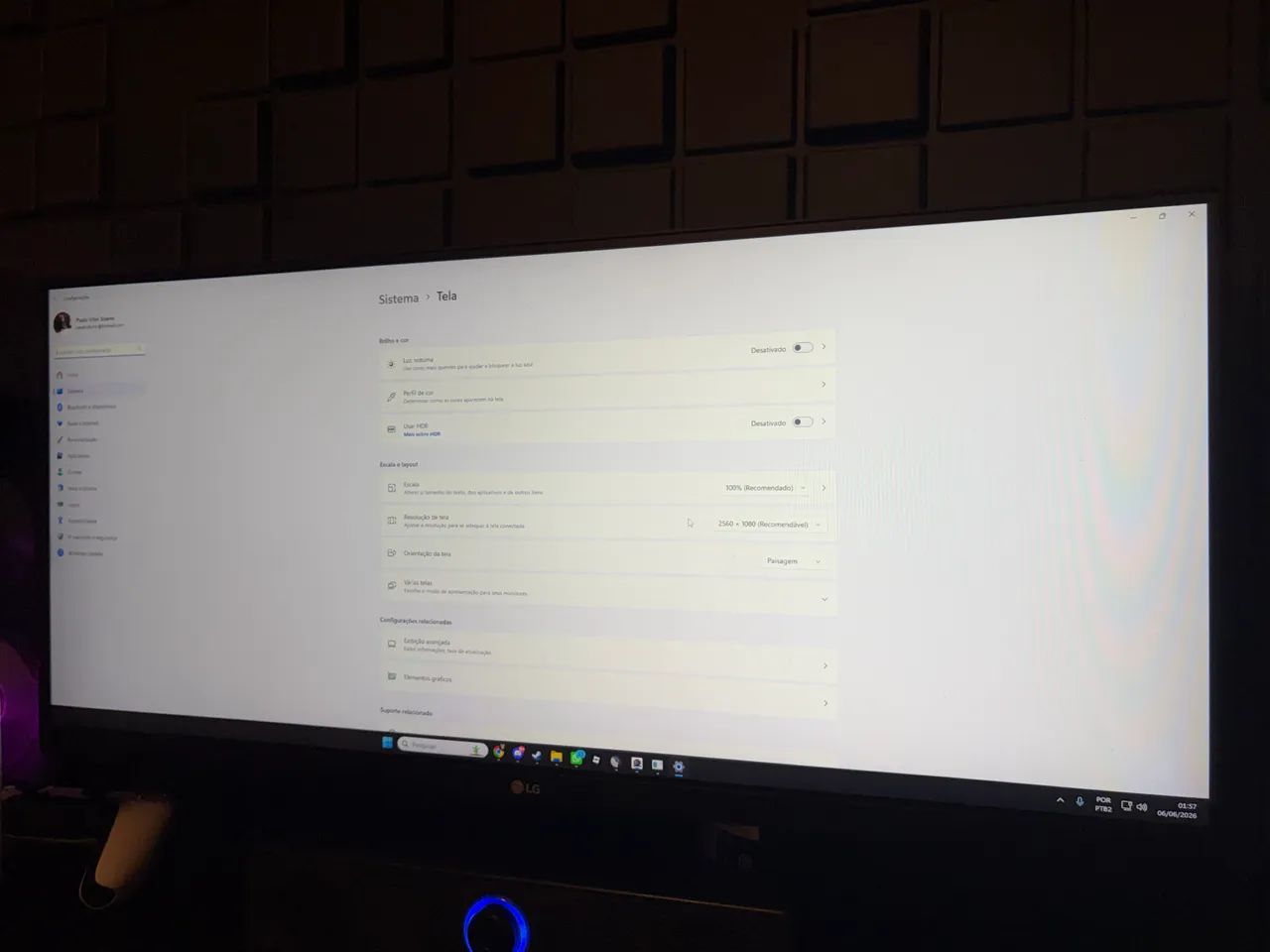 MONITOR ULTRAWIDE LG 100hz 29? - Foto 2