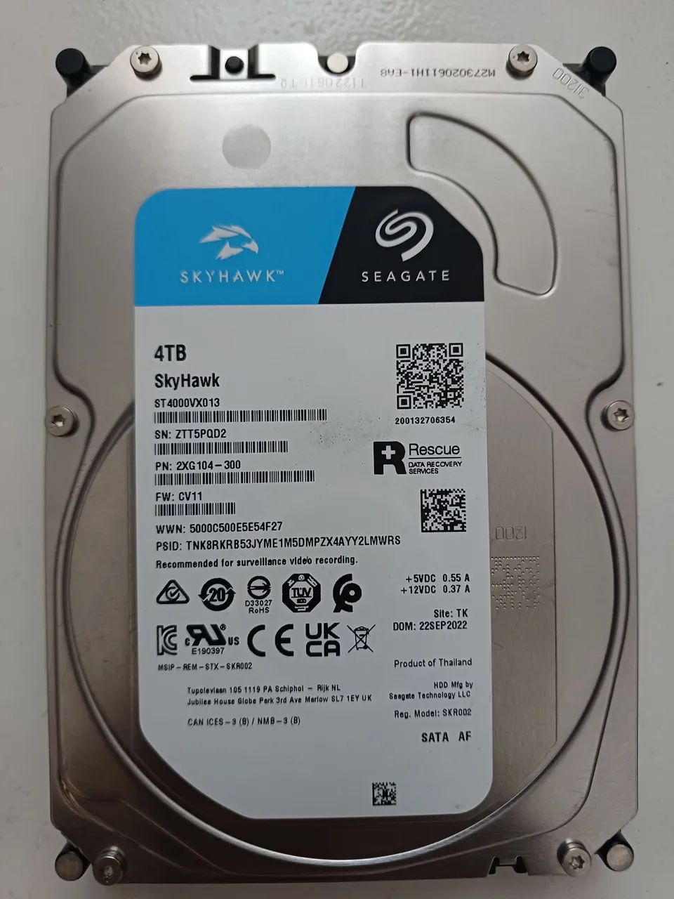 Hd seagate 4TB skyhawk cftv dvr nvr cpu  - Foto 4