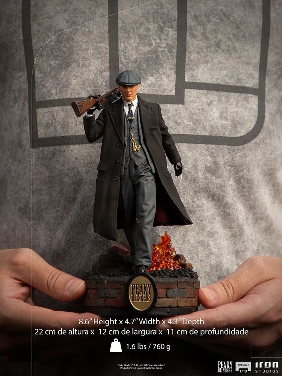 Thomas e Arthur Shelby - Peaky Blinders - Art Scale 1/10 - Iron Studios - Foto 3