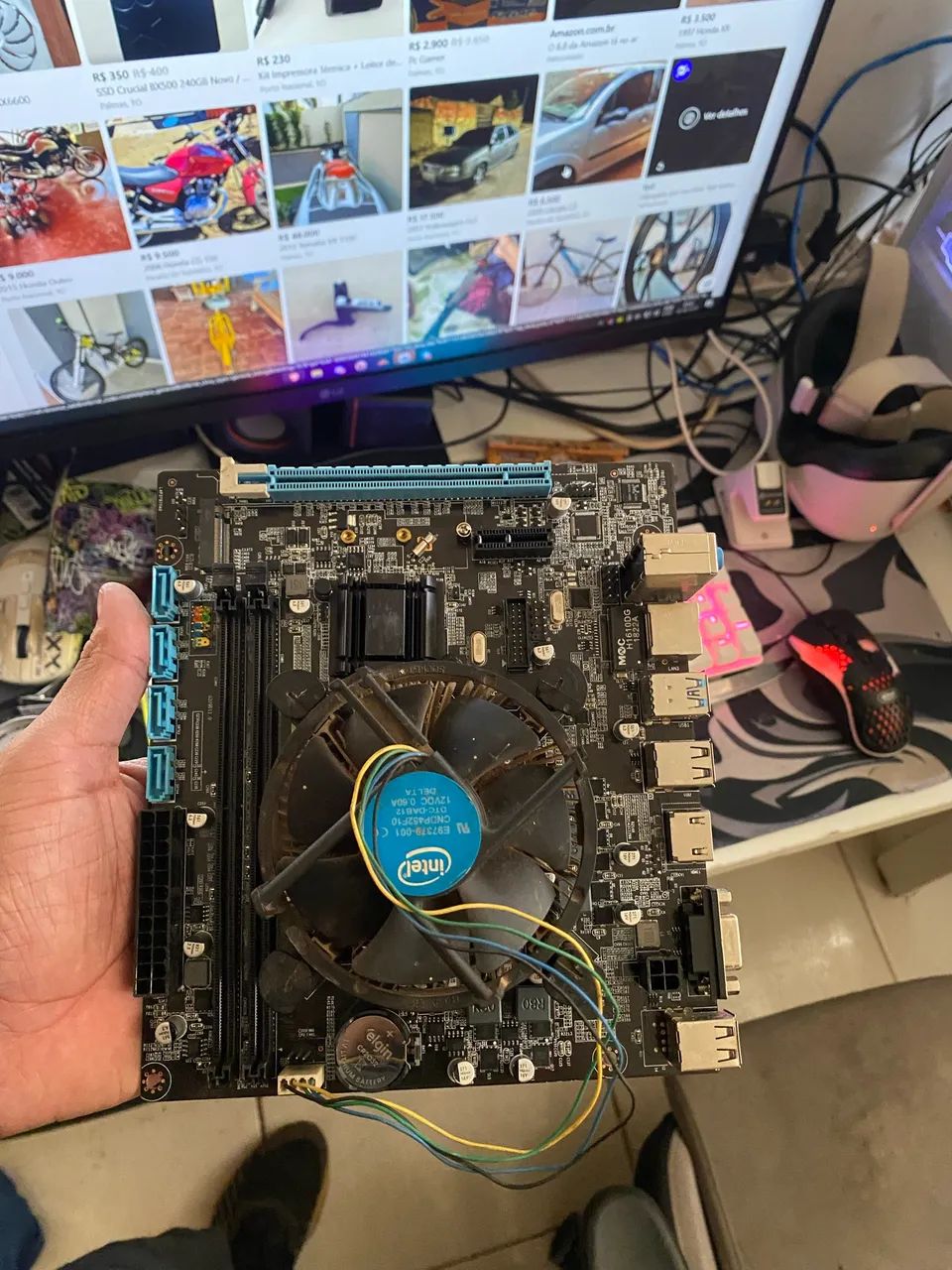 Placa mae + core i3 6100