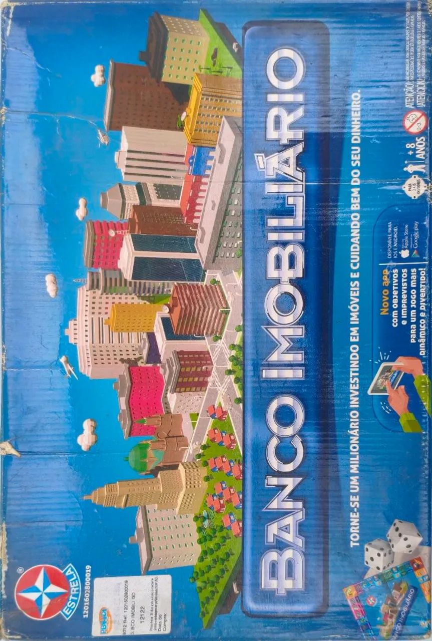 Jogo de tabuleiro banco imobiliário estrela  - Foto 2