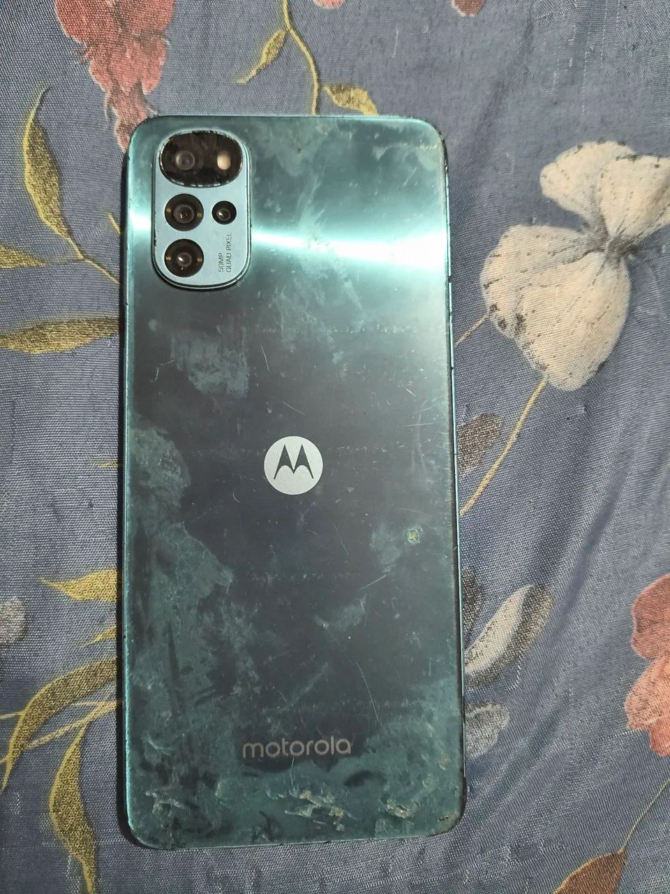 Venda de celular moto g22 com display queimado  - Foto 2