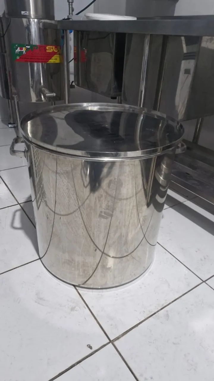 Panela Caldeirão 125 litros inox