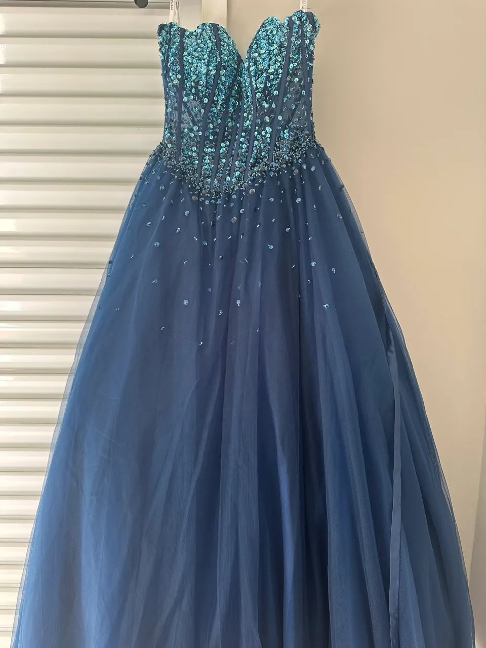 Vestido azul debutante - 15 anos 