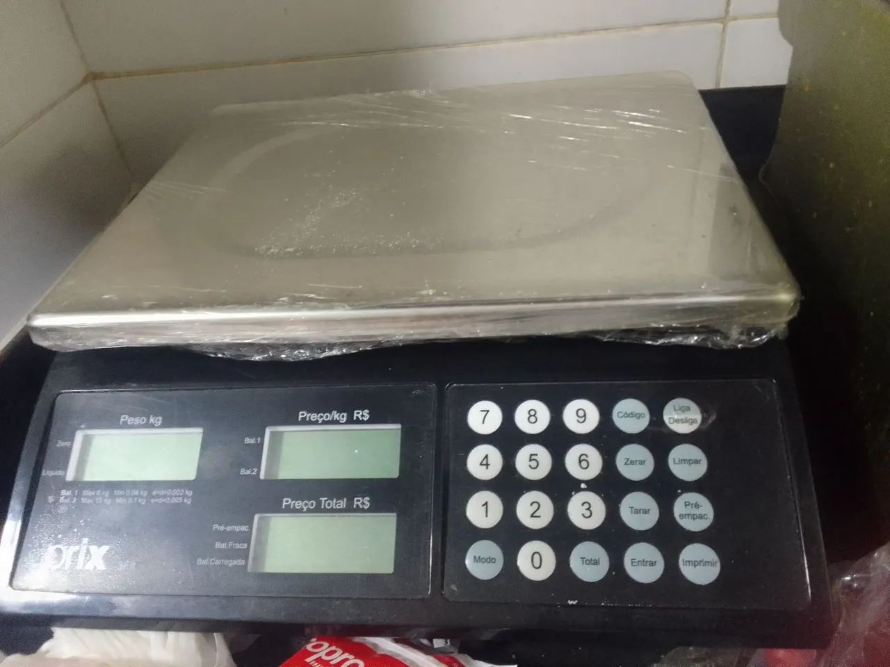 Balança 3 Prix com selo inmetro