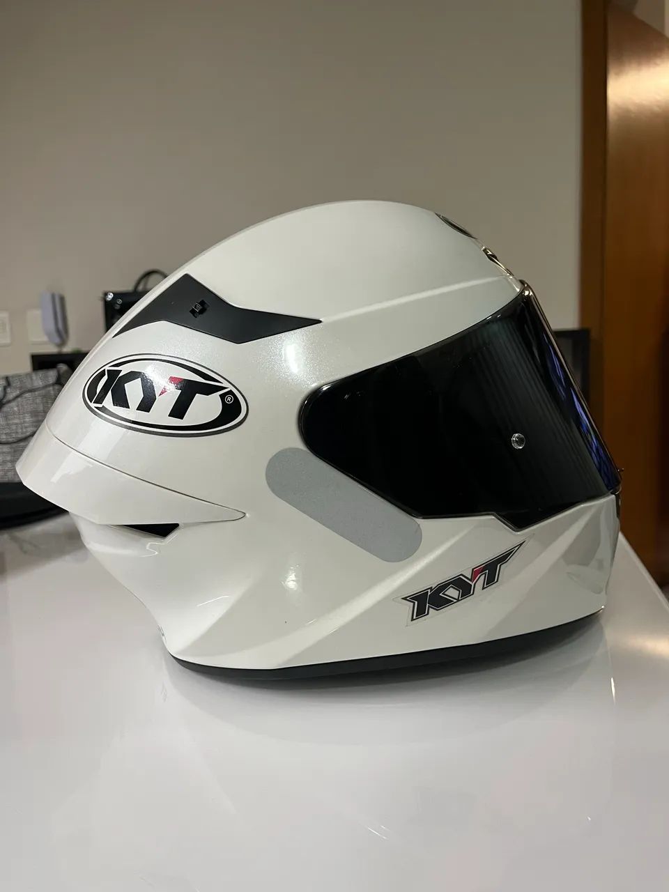 Capacete KYT TT Course Plain Branco - Esportes Sobre Rodas - São
