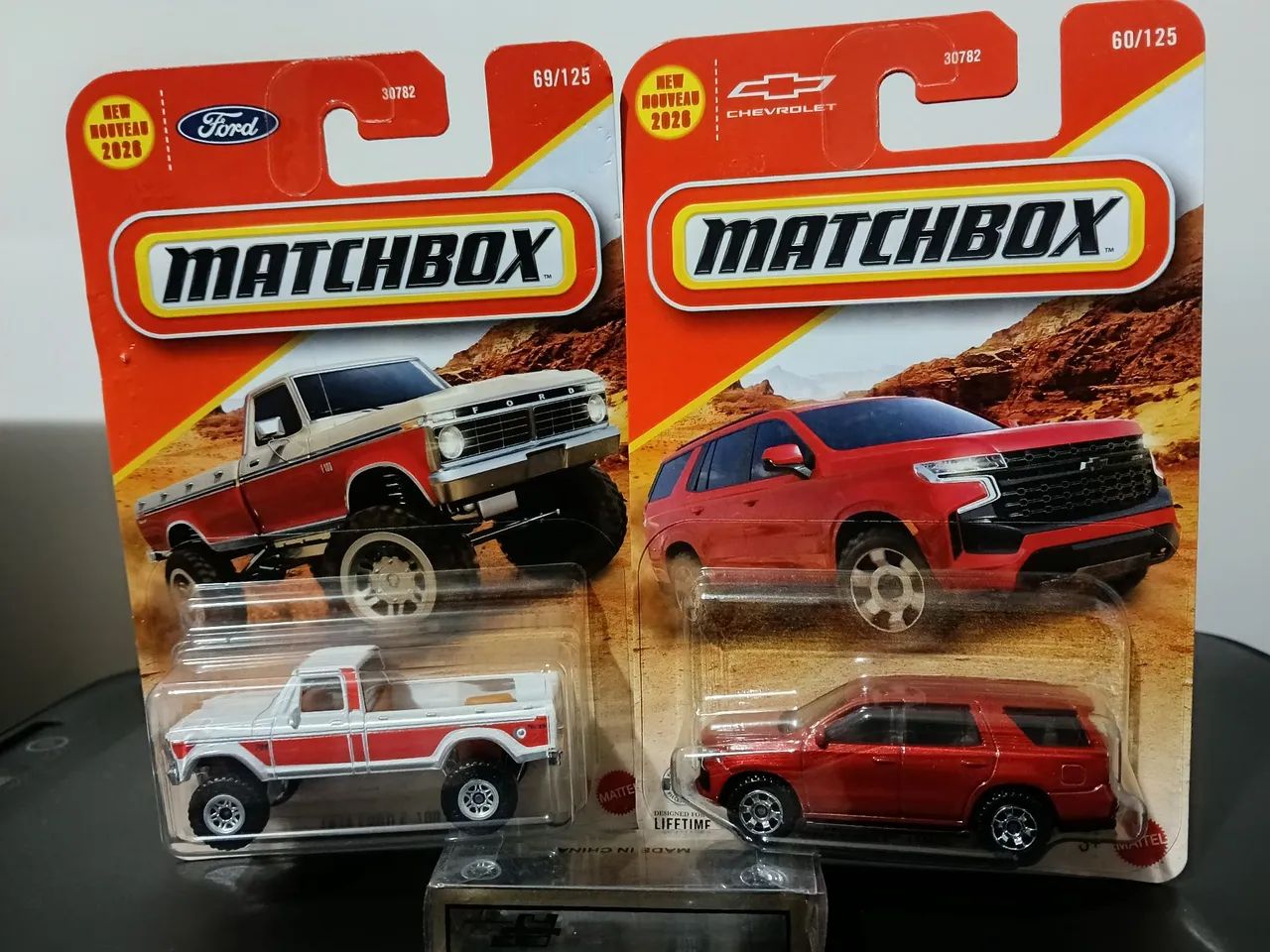 Dupla Matchbox Ford ranger f 100 e Chevy tahde 2023