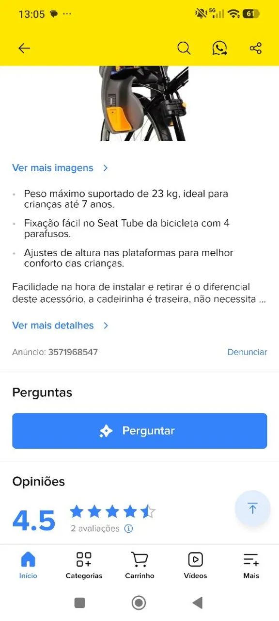 Cadeirinha para bicicleta - Foto 4