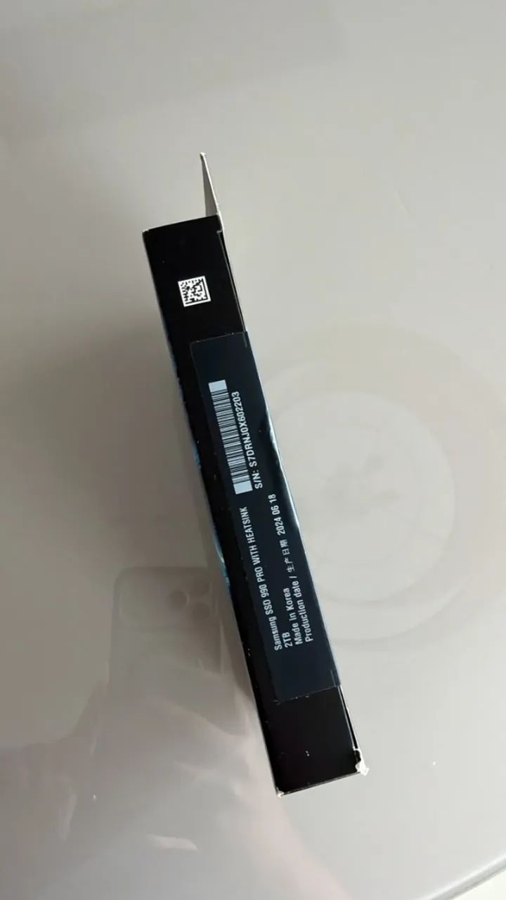 NVMe Samsung 990 PRO 2TB Heatsink M.2 2280 NVMe PCIe Gen4, até 7450MB/s leitura e 6900MB/s - Foto 3