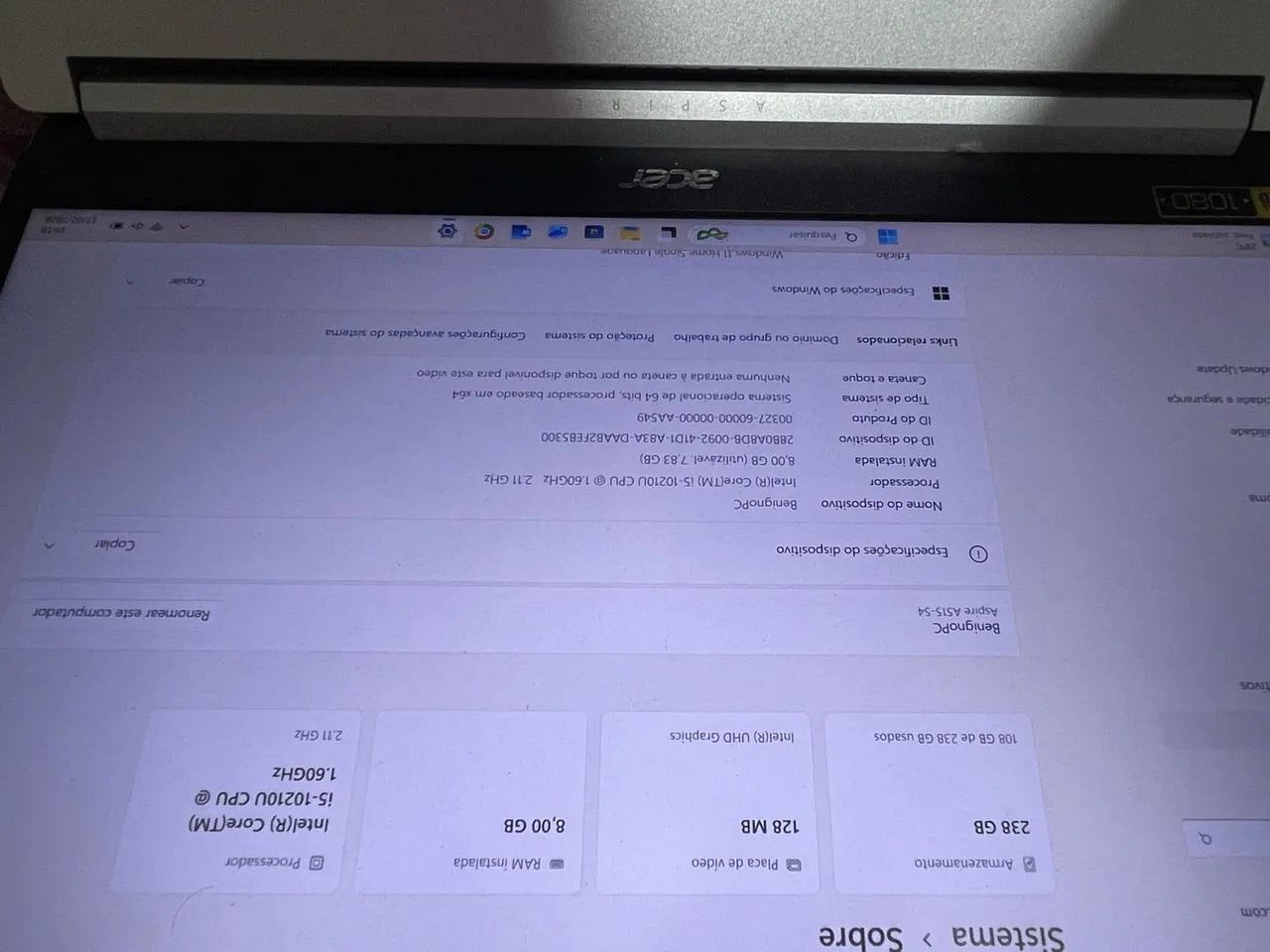 Notebook Acer Aspire 5  - Foto 5