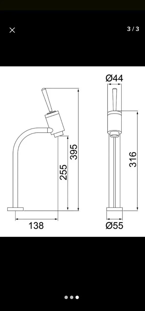 Monocomando Lavatório para Cuna de Apoio Swan 2877 C42, Lorenzetti, 7048279, Cromado - Foto 2
