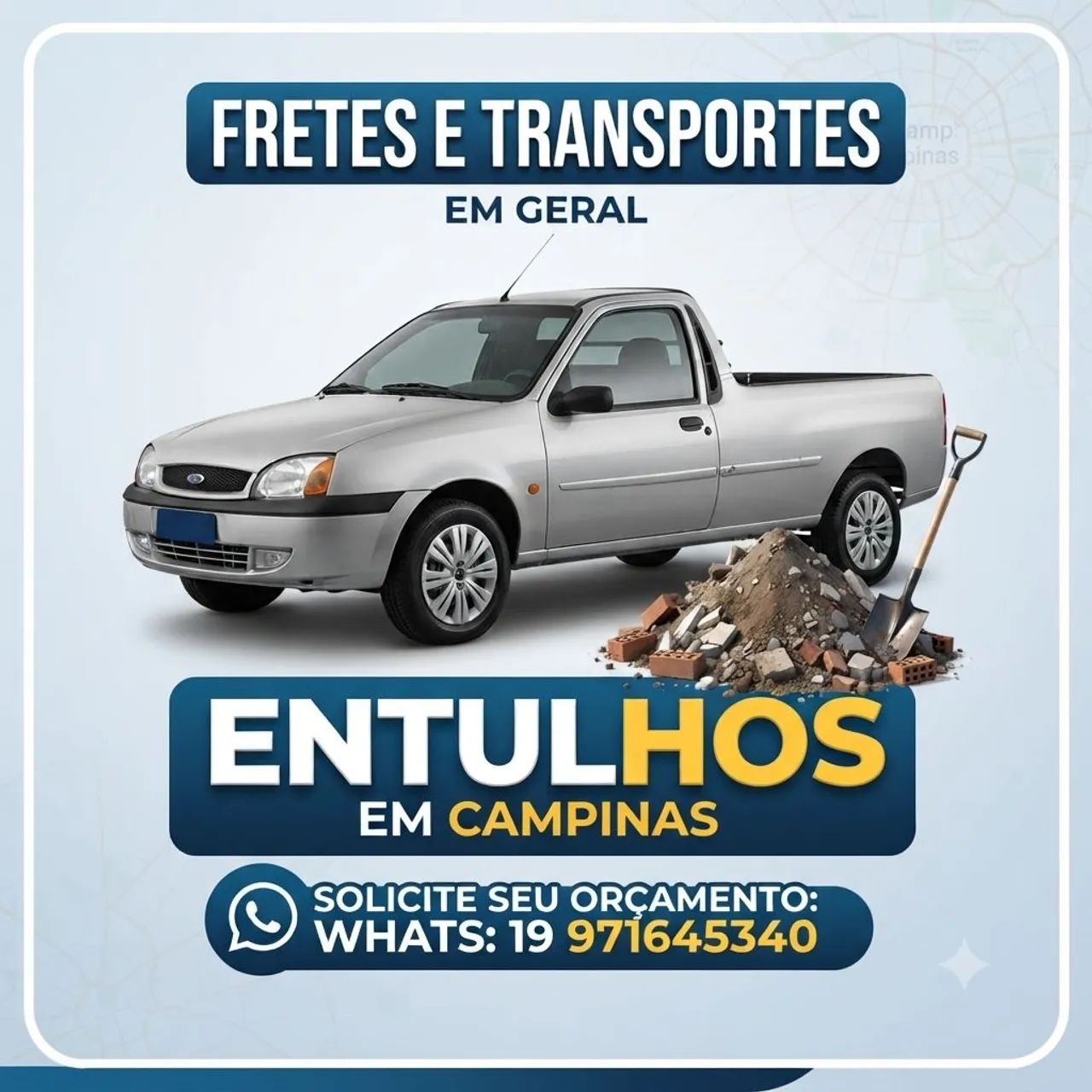 Fretes e Descarte de entulhos Campinas 