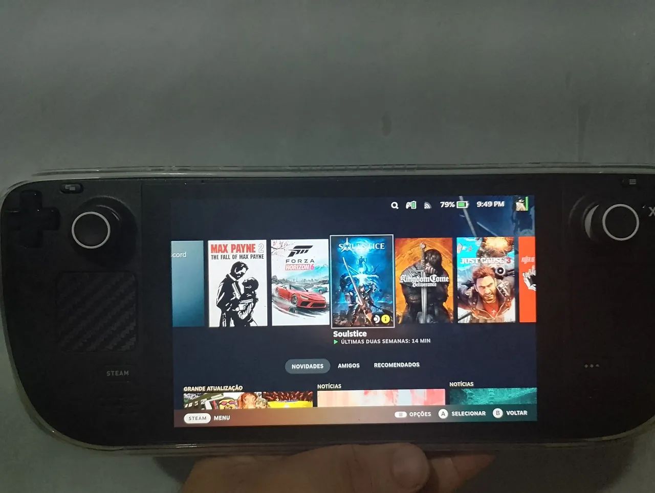 Steam Deck LCD 512gb + sd 256gb - Consoles de Vídeo Game Steam Deck LCD 512gb + sd 256gb - Consoles de Vídeo Game