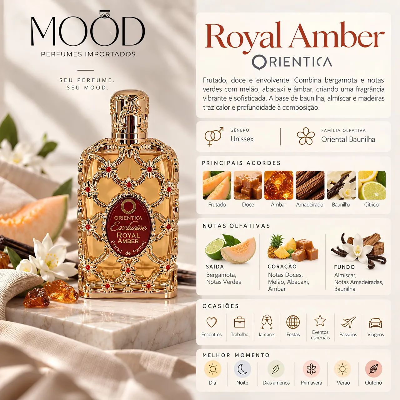 Perfume Árabe Royal Amber Decant