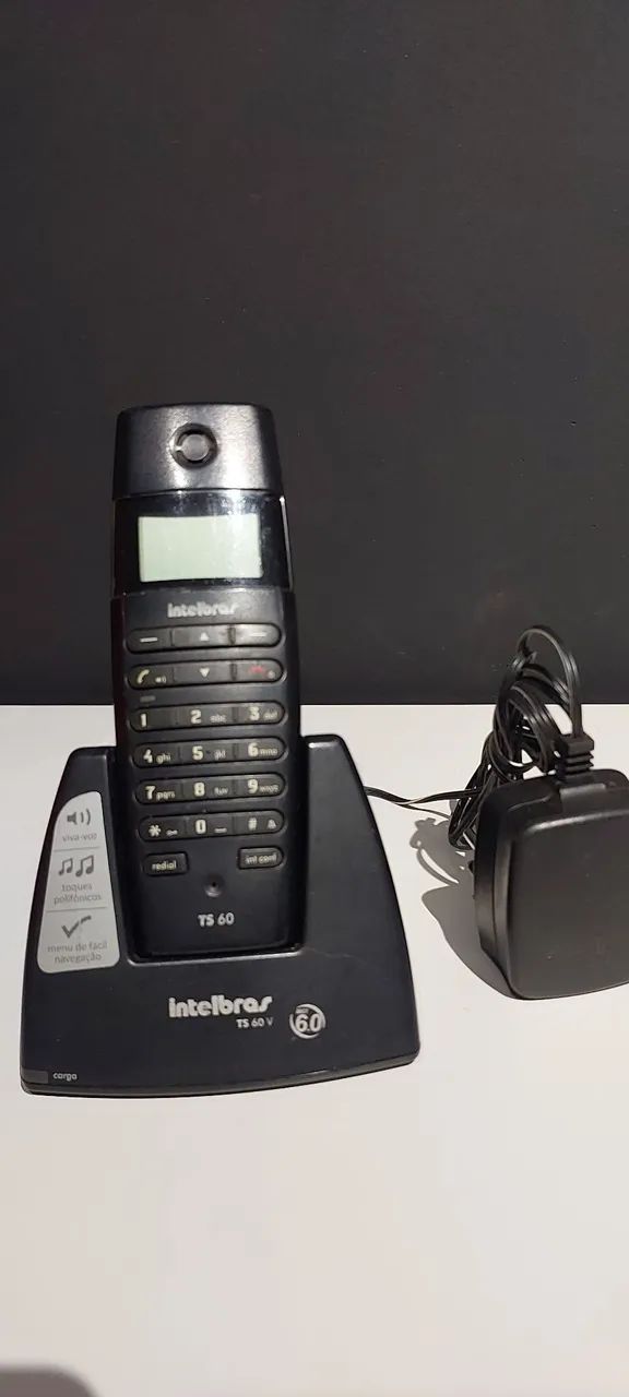 Telefone sem fio TS 60V Intelbras 