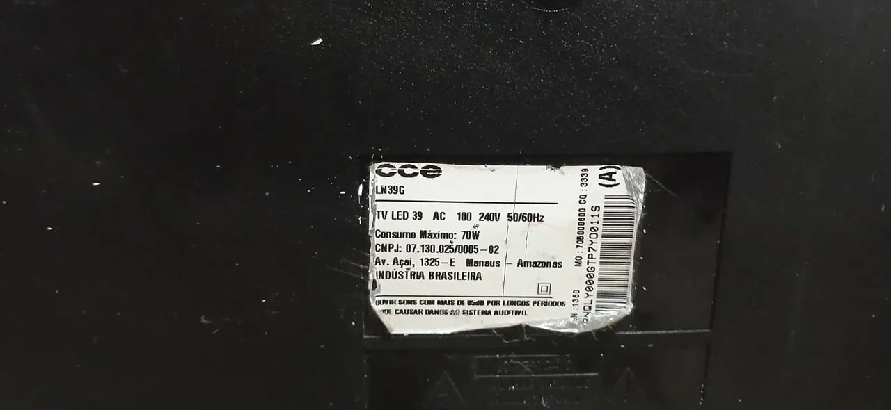 TV CCE 39" - Foto 2