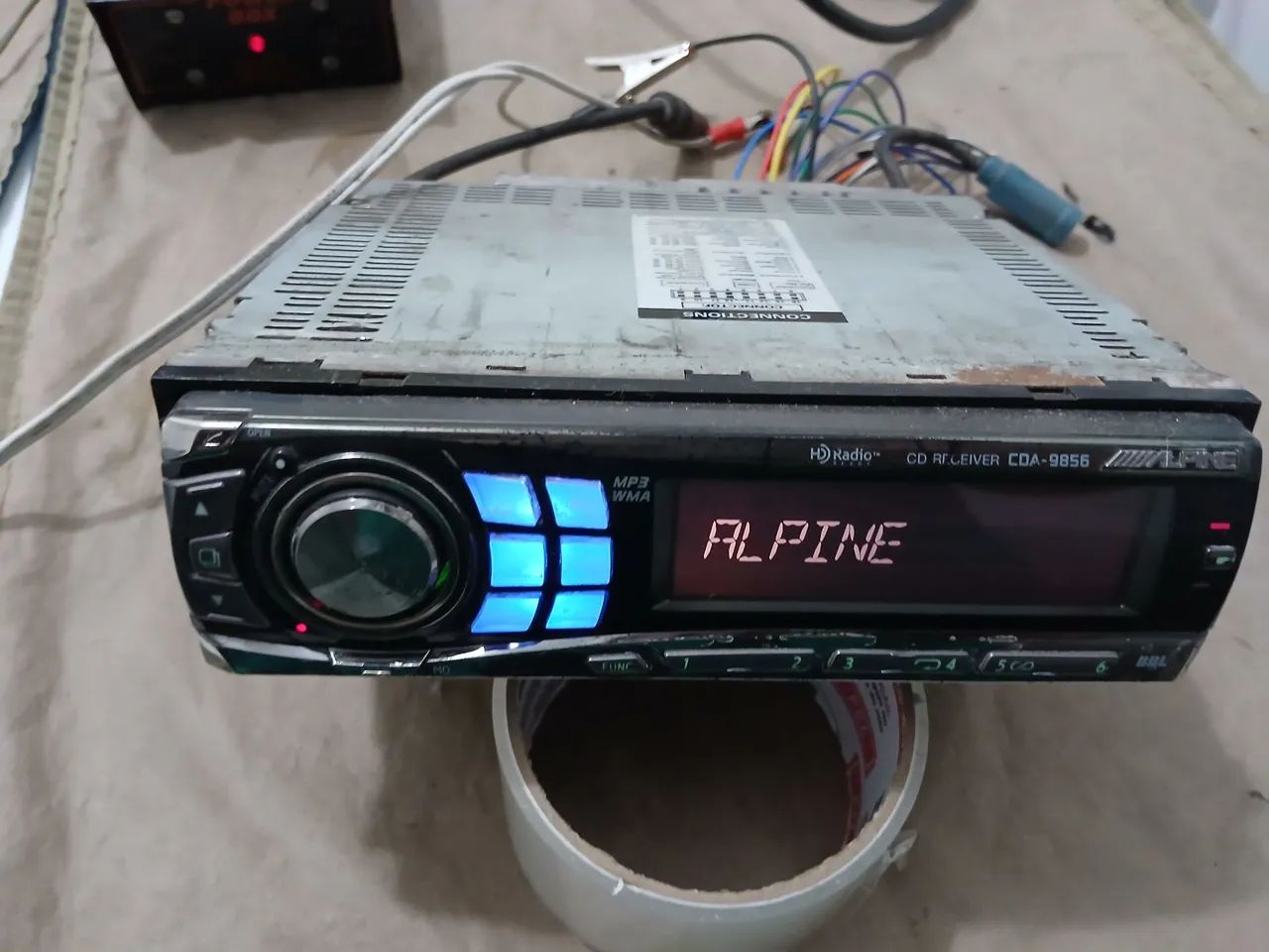 Kit som alpine cd e modulo 4 canais tudo alpine - Foto 6