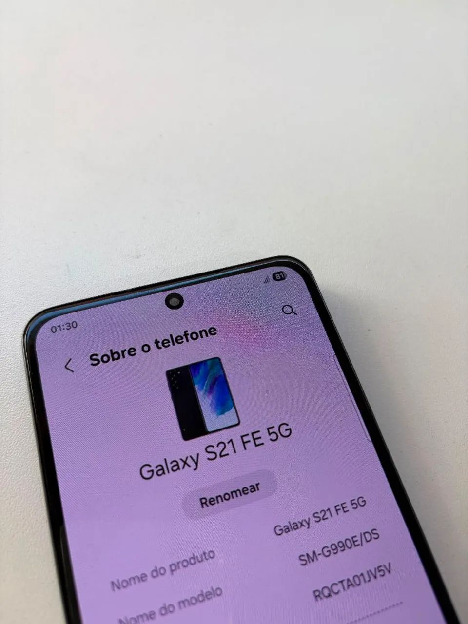 Samsung S21 Fe Preto 128gb 6ram  - Foto 5