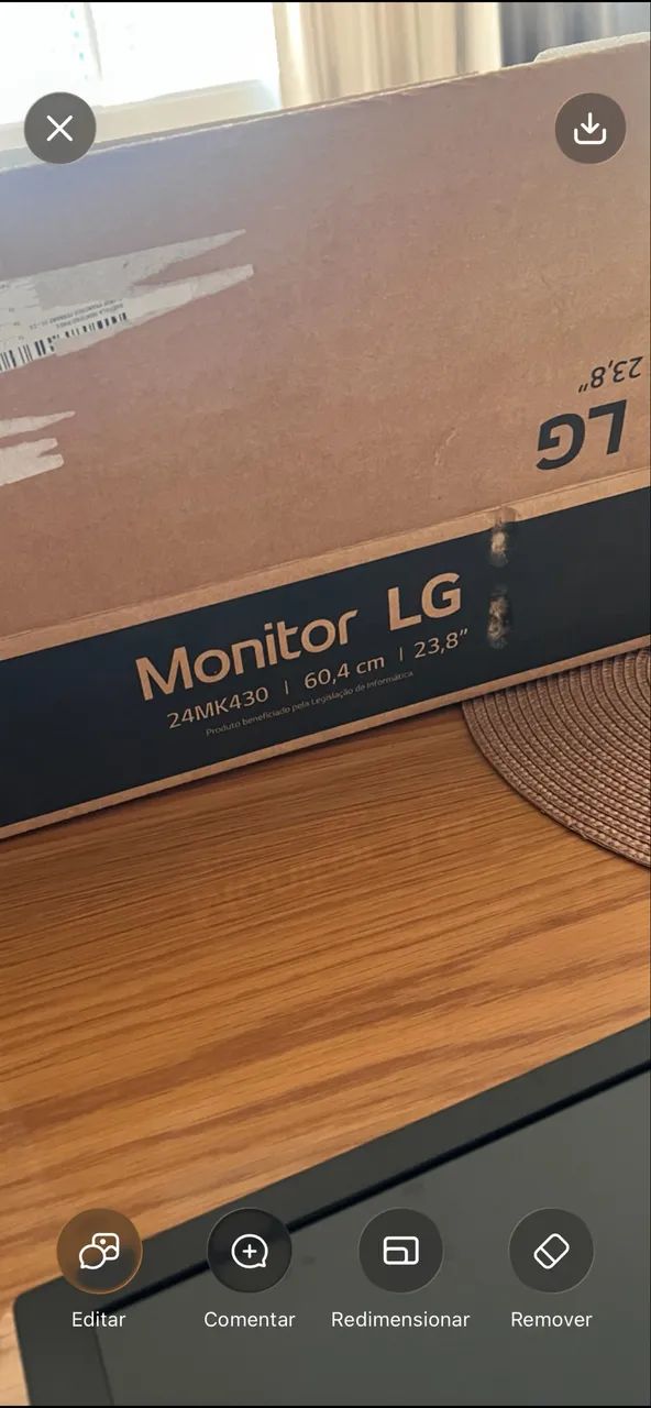 Monitor LG 24MK430H 23,8? Full HD IPS - Ótimo Estado + Caixa Original - Foto 2