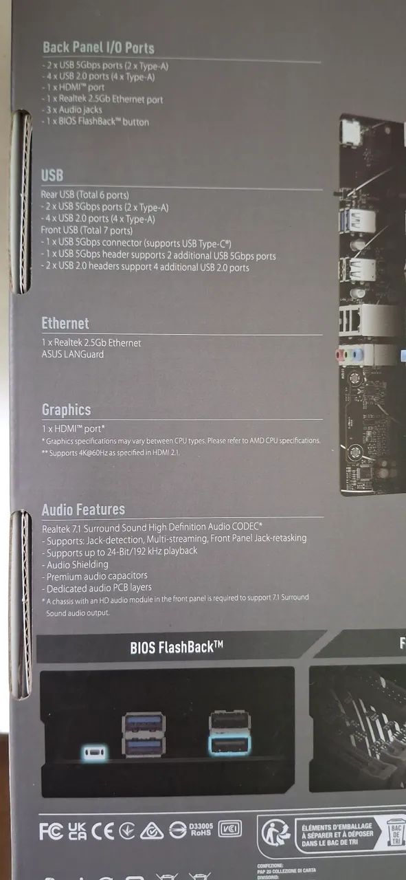 Asus Prime B650M-R DDR5 - Foto 5