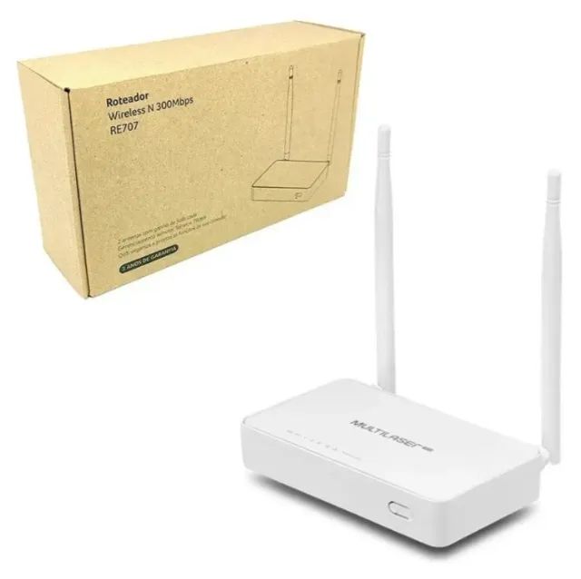 Roteador Sem Fio Multilaser RE070 Para Casa e Escritório