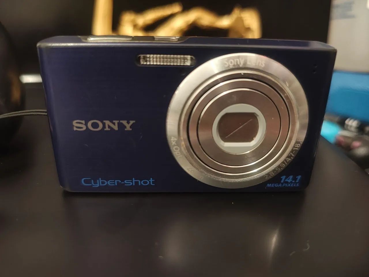 câmera digital Sony Cyber-shot DSC-W610 azul com 14.1 megapixels