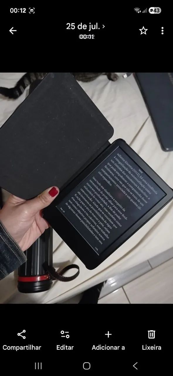 Kindle 11ª Geração (16GB de memória) + Capa - Ótimo estado