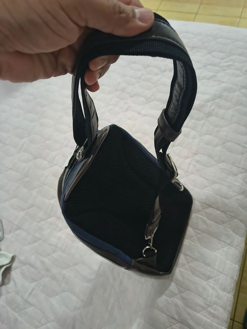 Bolsa Transversal shoulder bag Masculina Couro - Foto 4