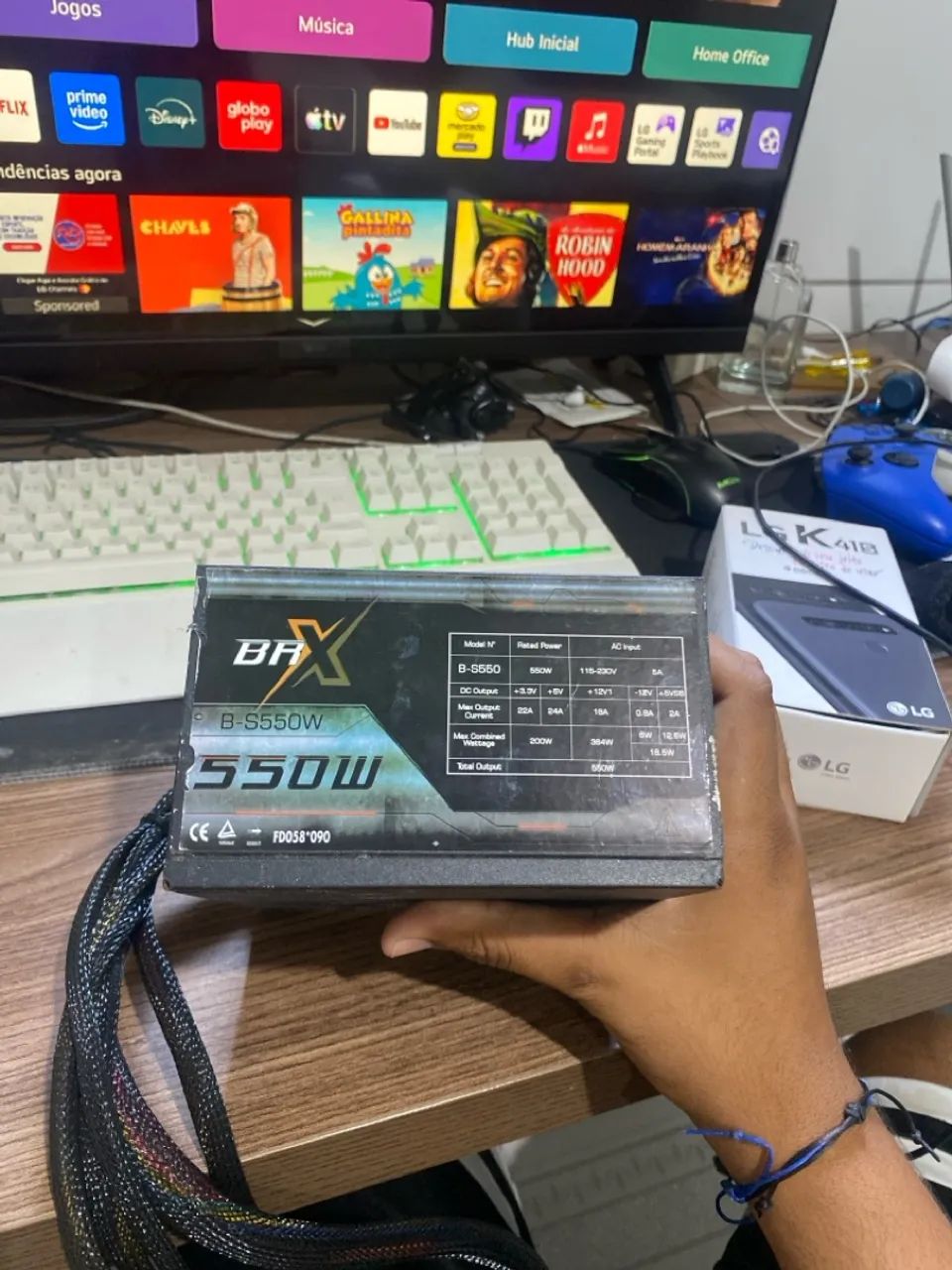 Fonte de pc, porém ta há um tempo parado. - Foto 3