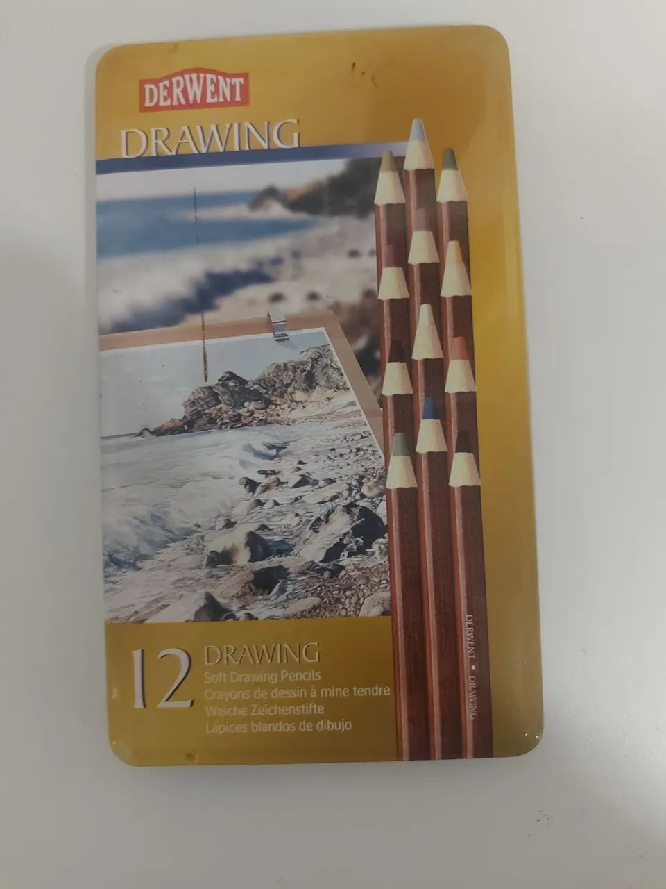 Derwent Drawing Pencils 12 Tin Importado!