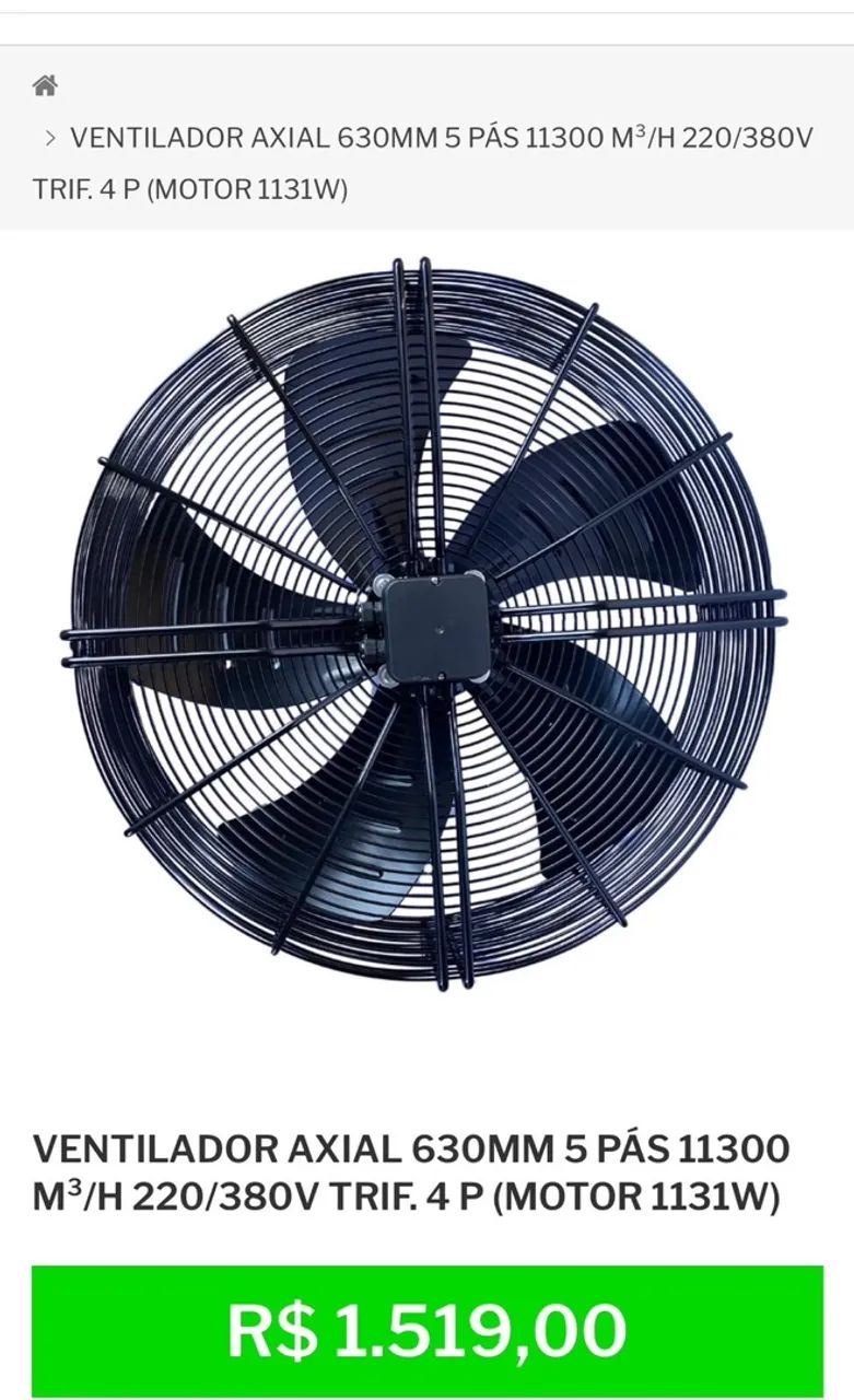 Ventilador industrial  - Foto 3