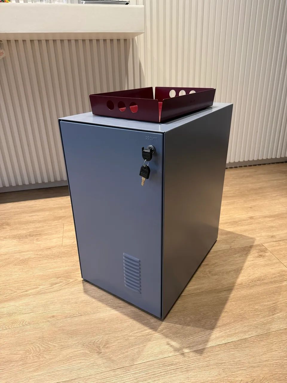 Mini locker e gaveteiro Securit em aço com bandeja - Foto 4