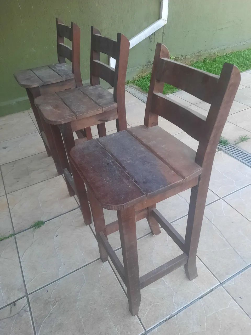 Banquetas Madeira Maciça  - Foto 5