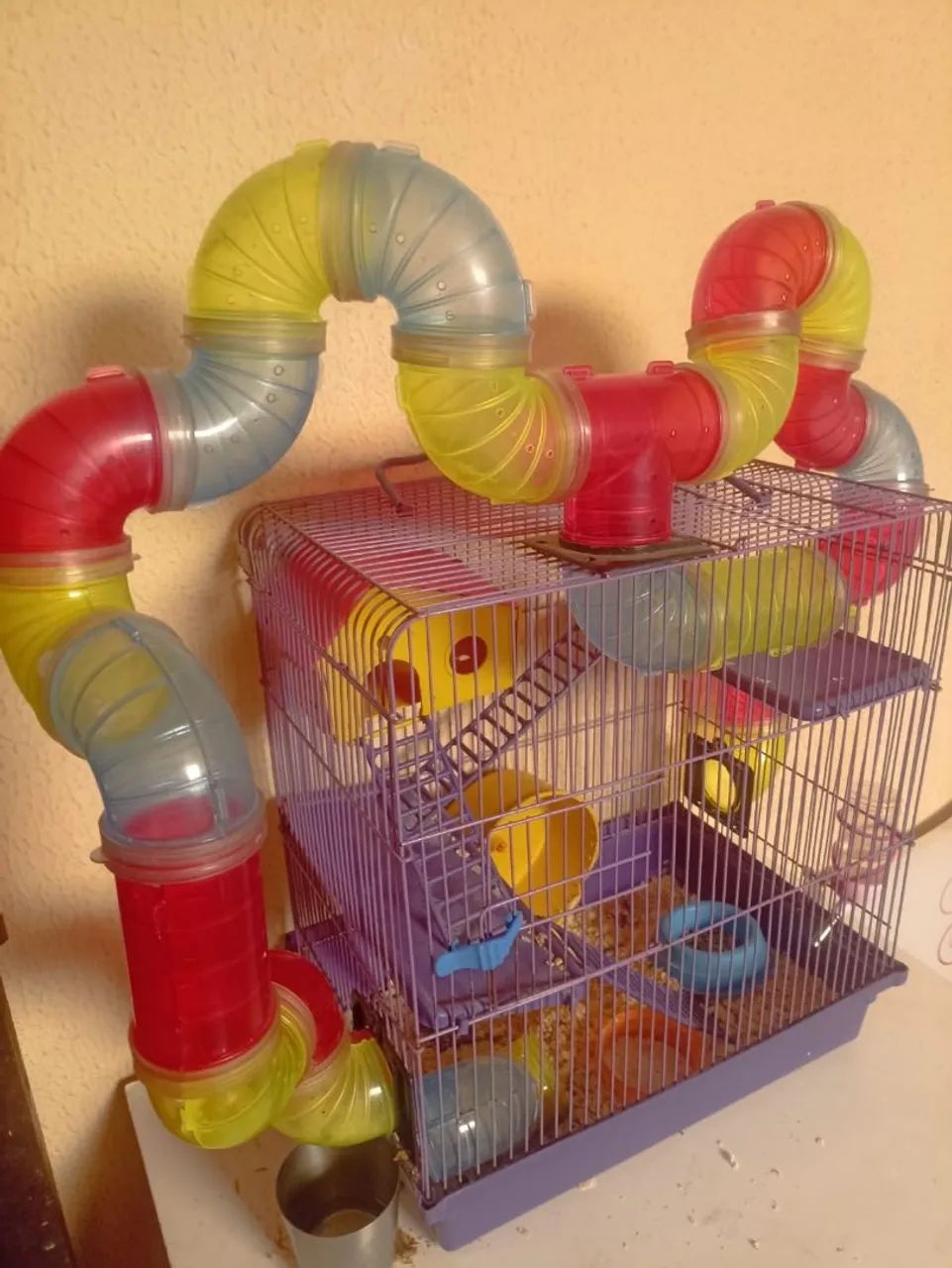 Gaiola 3 andares para hamster