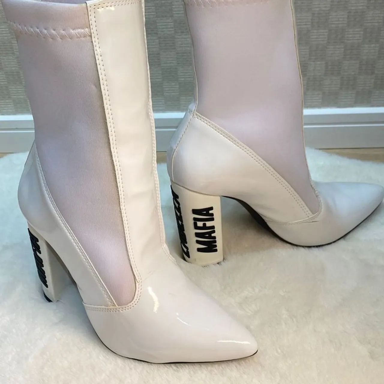Bota Labellamafia branca  - Foto 2