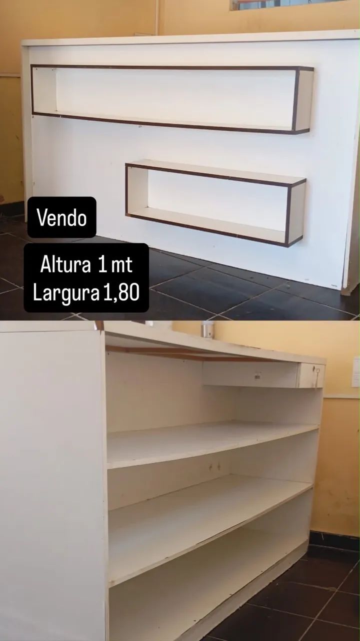Bancada para recepção