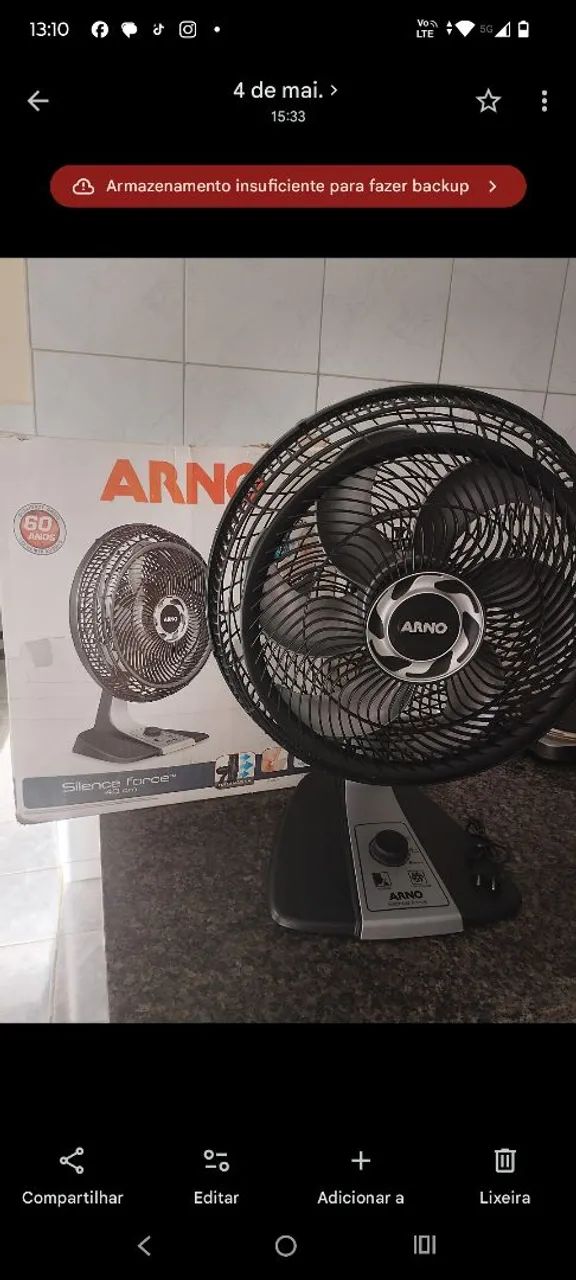 Ventilador Arno  - Foto 2
