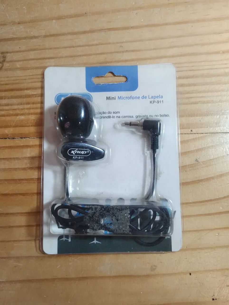 Mini microfone de lapela KP-911
