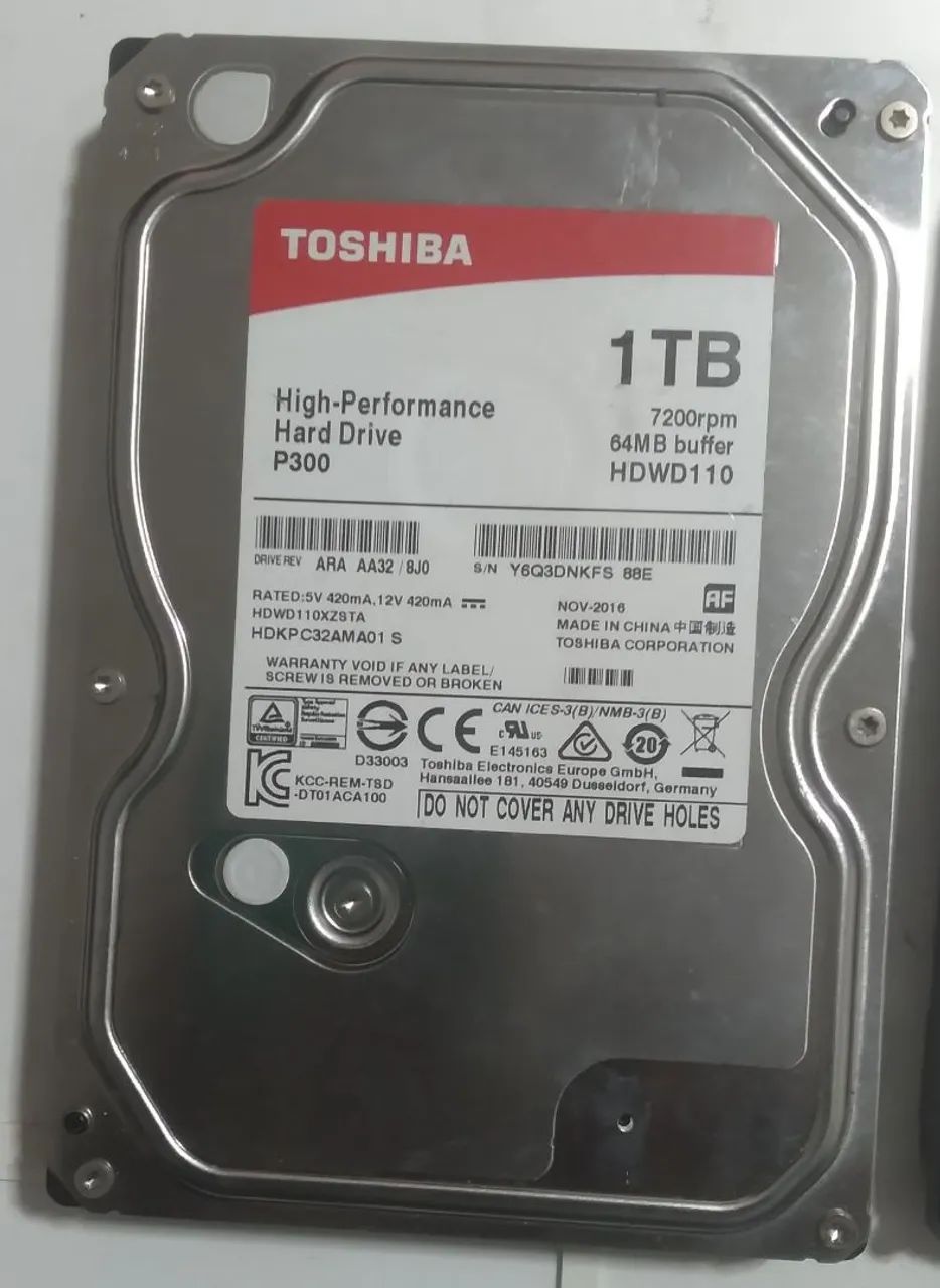 Hd de 1tb para pc
