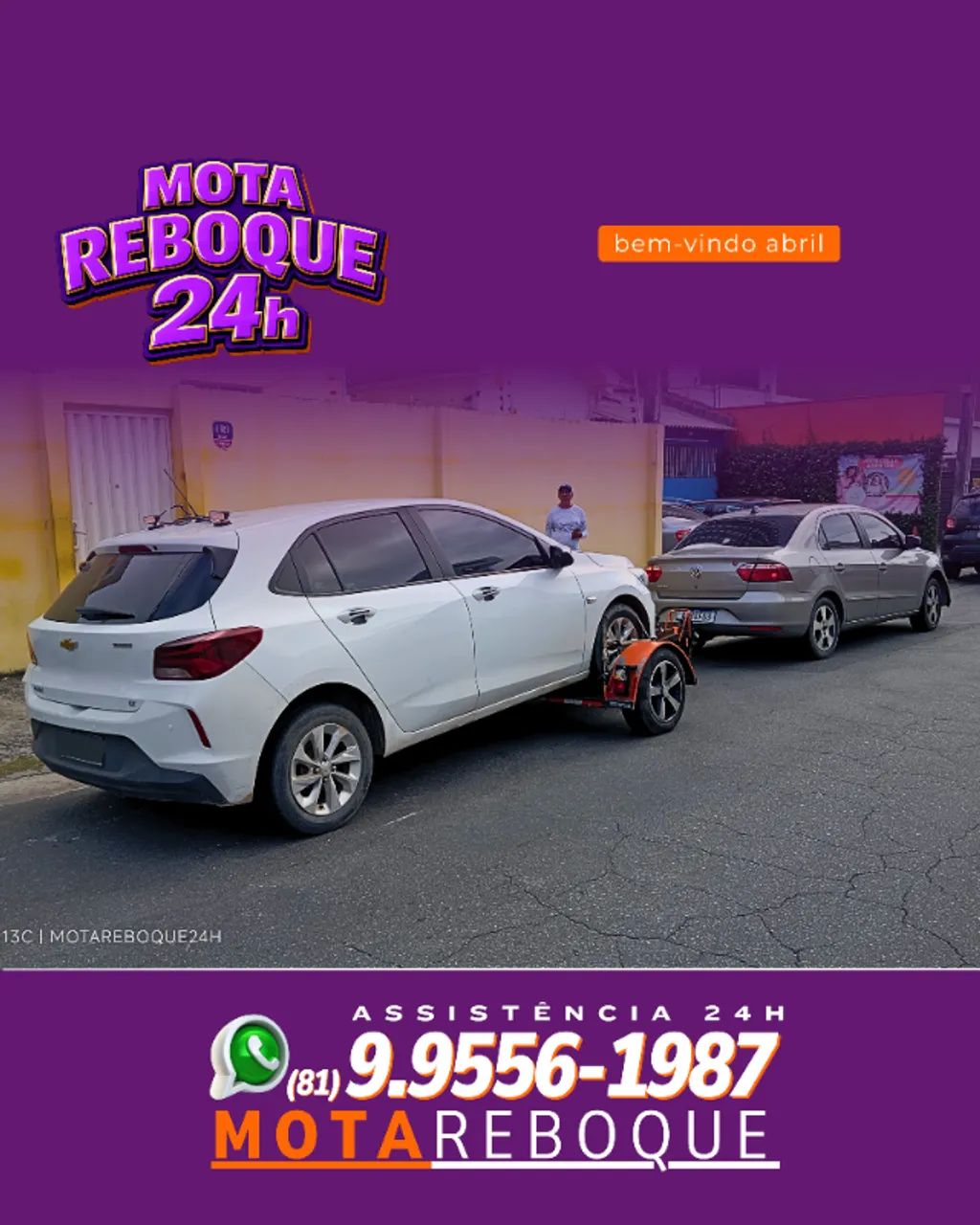 REBOQUE PARA CARRO E MOTO F:9.5.5.6.-1.9.8.7 - Foto 5