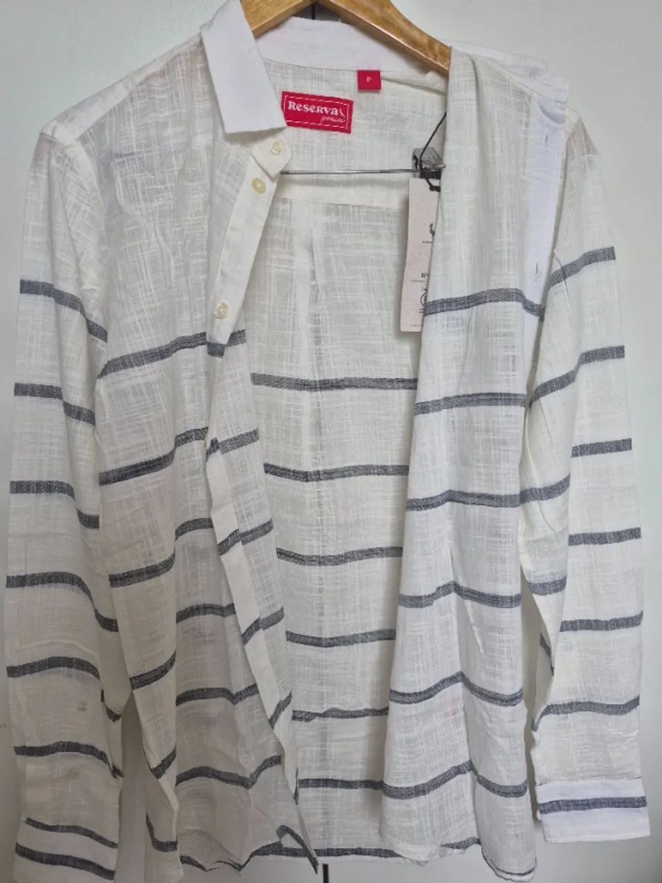 Camisa Ml Marítima - Reserva - Foto 4