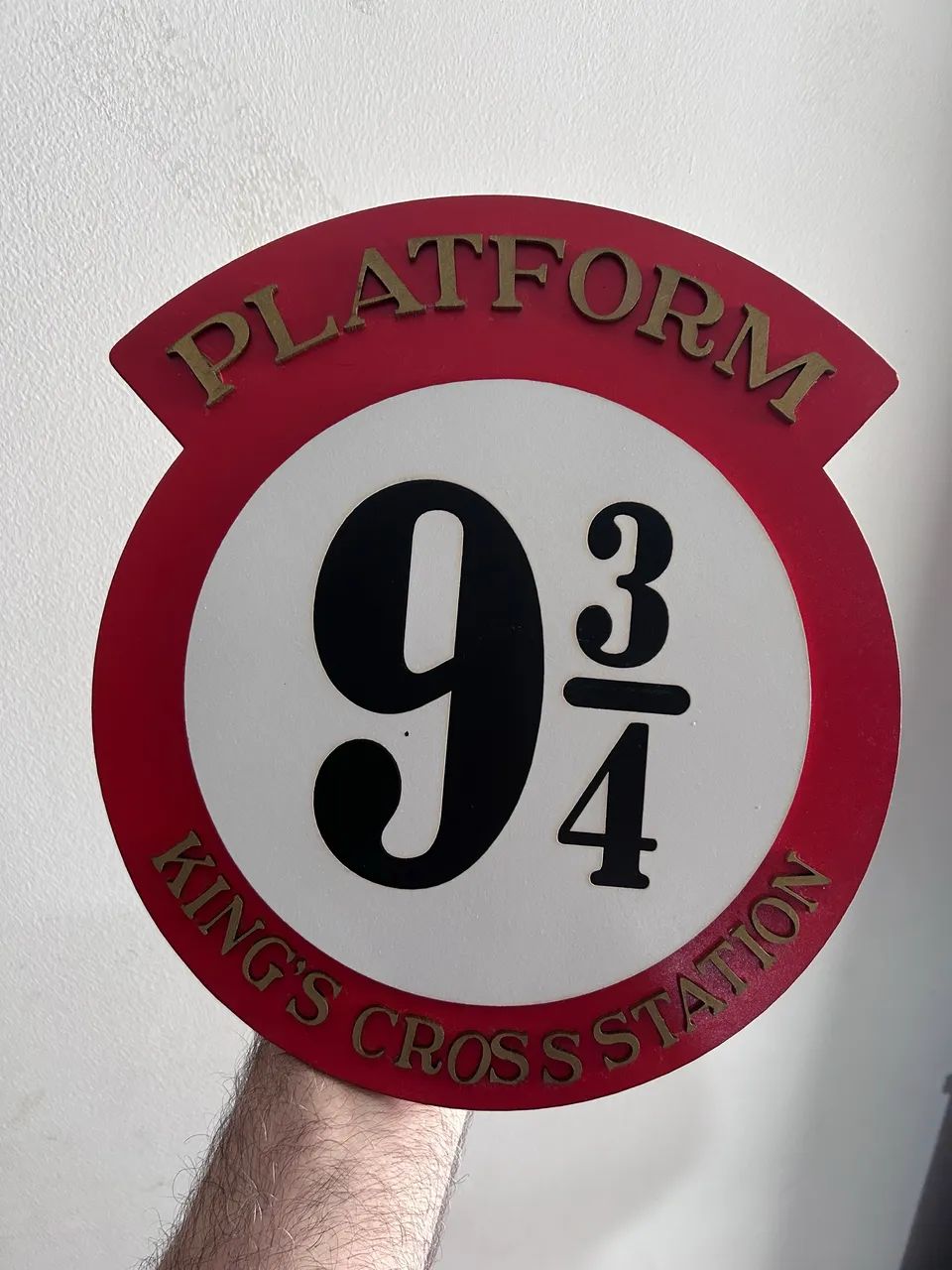 Harry Potter - Placa Plataforma 9 3/4