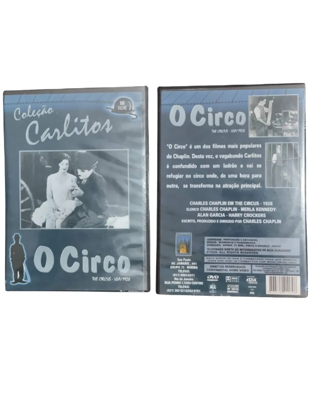 Lote 4 DVDs Charlie Chaplin - Coleção Carlitos - Foto 2