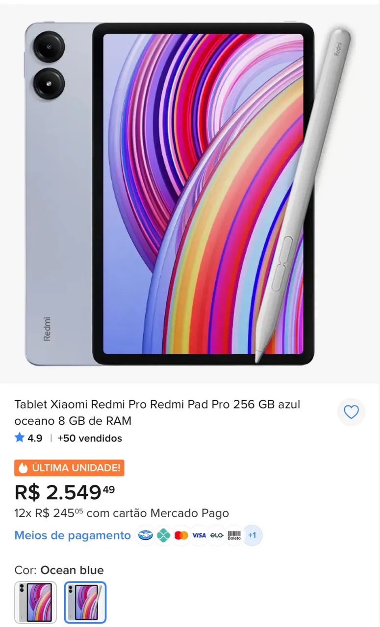 Tablet Xiaomi Redmi pro  - Foto 3