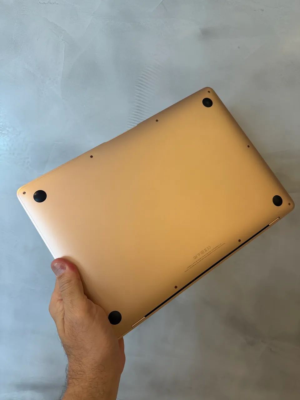 MacBook Air M1 rose gold seminovo impecável - bataria nova - loja