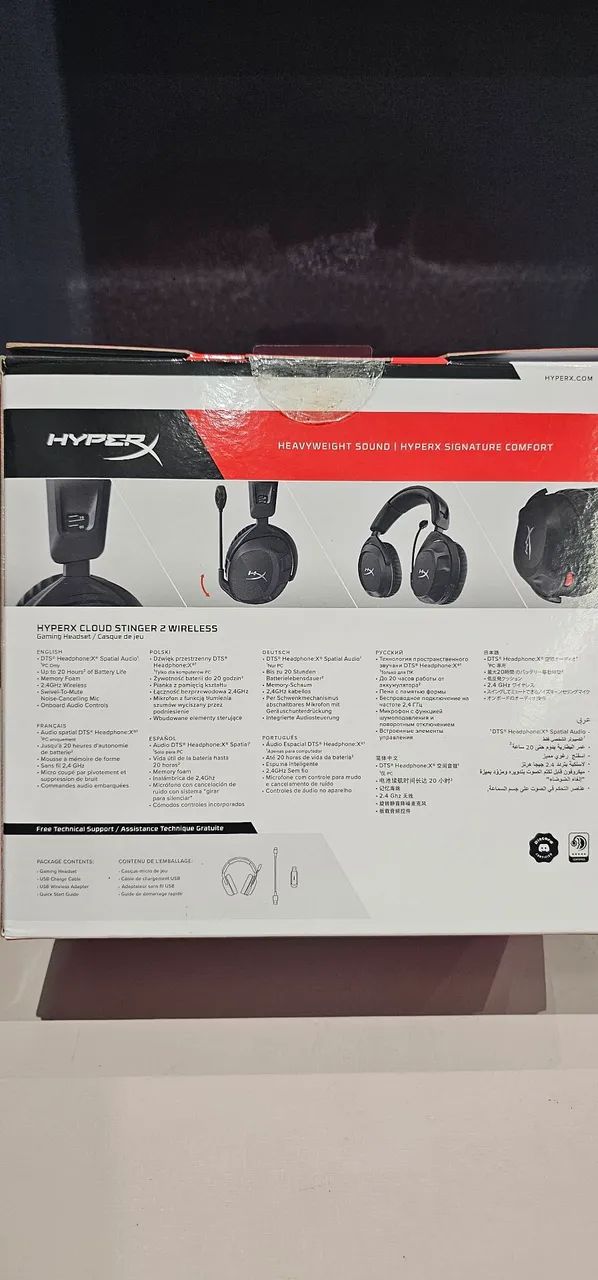 Headset Gamer HyperX Cloud Stinger 2 Wireless  - Foto 3